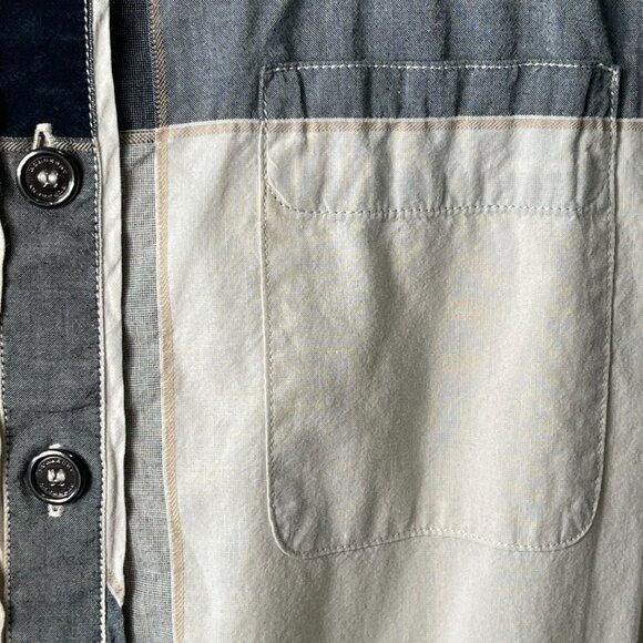 Burberry Kid's Cream Grey Sleeveless Striped Cotton Dress Size 10 Years - Picture 8 of 8